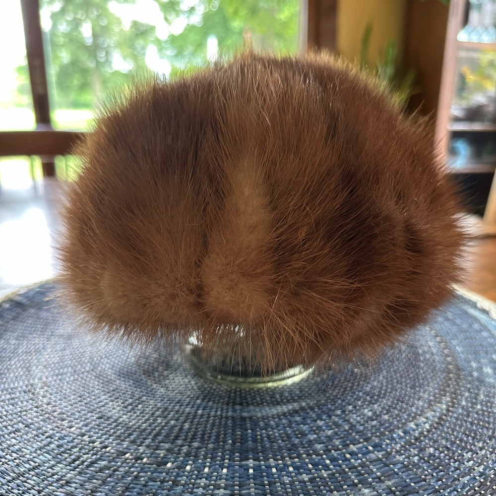 Vintage Brown Fur Hat